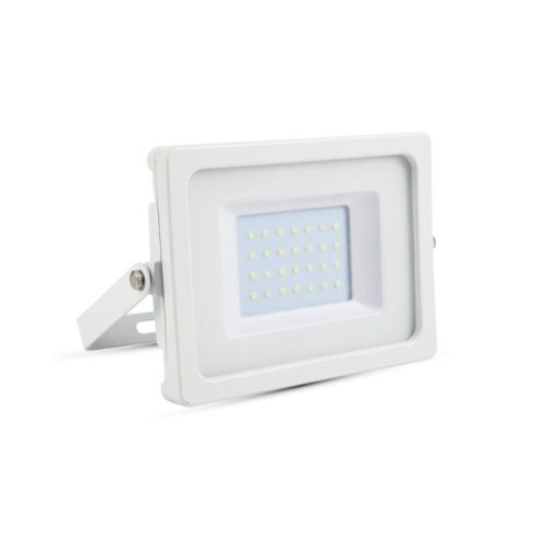 LED reflektor 30W, IP65 kültéri fehér ALU ház, semleges-fehér 4500K, 2550lm,                          IFL30WH