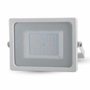   LED reflektor 50W, IP65 kültéri fehér ALU ház, semleges-fehér 4500K, 4250lm,                          IFL50WH