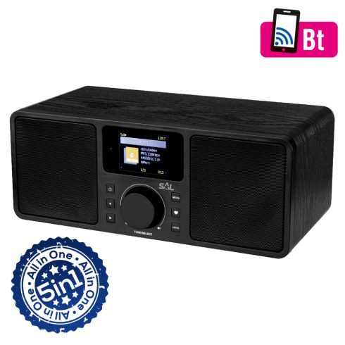 Internetrádió, 5in1, HSO                                                                              INR5000/BK