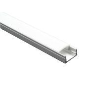   Alumínium profil LED szalaghoz opál fedővel, 17,6mm x 7,15mm x 1m                                     IOT5190