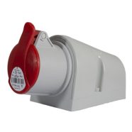   Fix ipari csatlakozó, 4 pólusú falon kívüli aljzat, 400V 16A, IP44                                    IZN1643