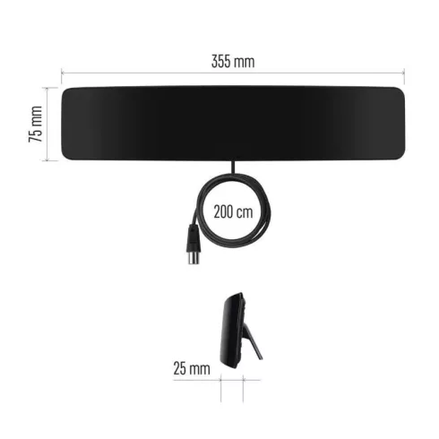 Szobaantenna CITY ARCHľC200, DVB-T2, DAB, LTE/4G/5G                                                   J0703
