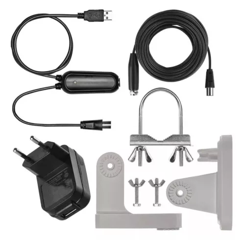 Univerzális antenna VILLAGE MOONľV900, DVB-T2, FM, DAB, LTE/4G/5G szűrő                               J0803