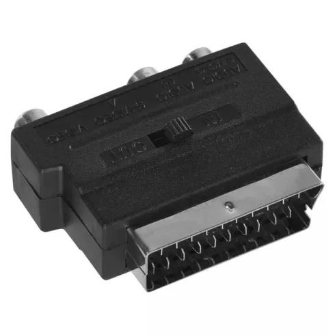 Átalakító, scart - - 3xcinch+svhs                                                                     K9304