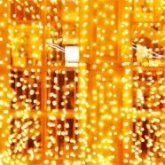   DOT LED-es fényfüggöny, kül- és beltéri kivitel, 200db melegfehér LED, 2m x 2 m, HSO                  KAF200DWW