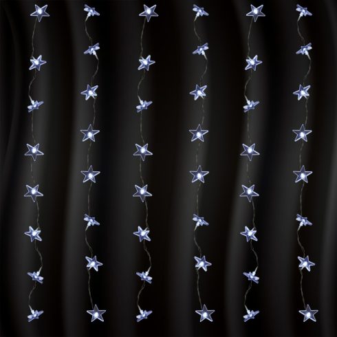 LED-es csillag fényfüggöny                                                                            KAF48L