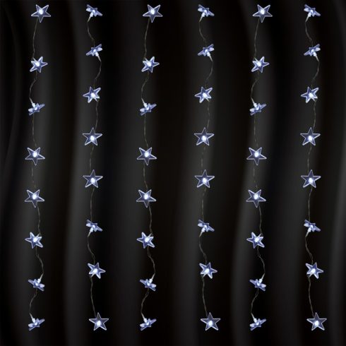 LED-es csillag fényfüggöny, HSO                                                                       KAF48L