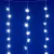 LED-es hópehely fényfüggöny, beltéri kivitel, 50db hidegfehér LED, állófényű, 135x105cm, HSO          KAF50WH