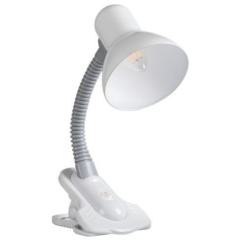 SUZI HR-60-W asztali lámpa, E27, 10 W, IP20, fehér                                                    KAN07154