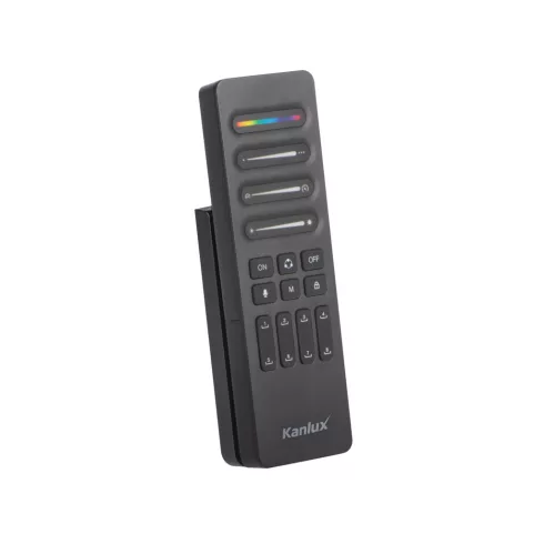 REMOTE D M/RGB/CCT-B vezérlő/távirányító LED szalaghoz, max.30m hatótáv, IP20, fekete                 KAN22133