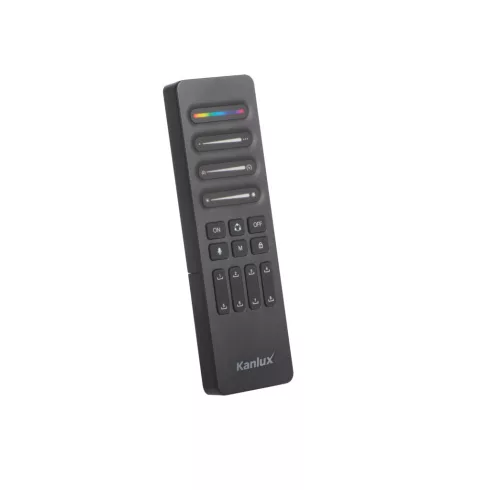 REMOTE D M/RGB/CCT-B vezérlő/távirányító LED szalaghoz, max.30m hatótáv, IP20, fekete                 KAN22133
