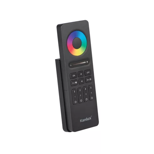 REMOTE 4 RGBW/CCT-B vezérlő/távirányító LED szalaghoz, 12/24V, max.30m, IP20                          KAN22135