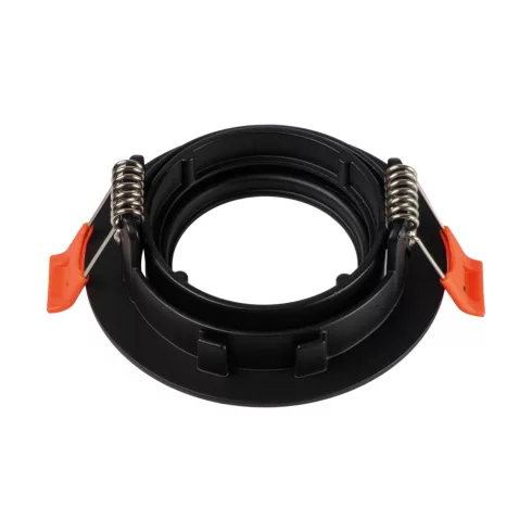 DALLA DTO-B dekorációs keret, max. 10W, 30°, Gx5,3/GU10, IP20, kerek, fekete                          KAN22436