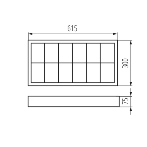 NOTUS 4LED 218 NT lámpa T8                                                                            KAN22674