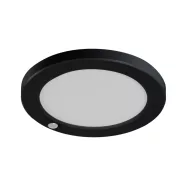   ERGA PIR 17W CCT-B lámpa, 3000/4000/6500 K, max. 1600 lm, IP20, kerek, fekete                         KAN24605