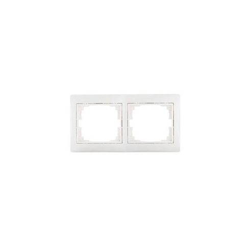 DOMO 01-1470-002 fehér dupla keret, vízszintes                                                        KAN24763