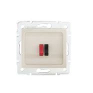   DOMO 01-1450-003 krém hangszóró csatl.aljzat (2)                                                      KAN24818