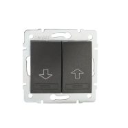   DOMO 01-1100-241 grafit redőny kapcsoló                                                               KAN24900