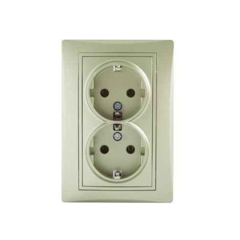 DOMO 01-1270-150 pezsgő dupla dugalj komplett                                                         KAN25035