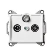  LOGI 02-1340-002 fehér antenna csatlakozó aljzat                                                      KAN25102