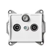   LOGI 02-1350-002 fehér antenna csatlakozó aljzat                                                      KAN25103