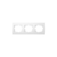   LOGI 02-1480-002 fehér hármas keret, vízszintes                                                       KAN25119