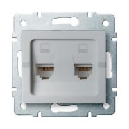   LOGI 02-1420-043 ezüst dupla adatcsatl.aljzat                                                         KAN25229