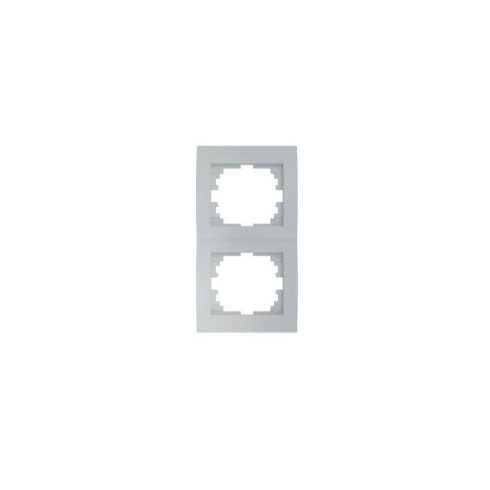 LOGI 02-1520-043 ezüst dupla keret, függőleges                                                        KAN25240