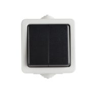  TEKNO 05-1050-143 fekete alternatív kapcsoló (váltókapcsoló 106) IP54                                 KAN25349