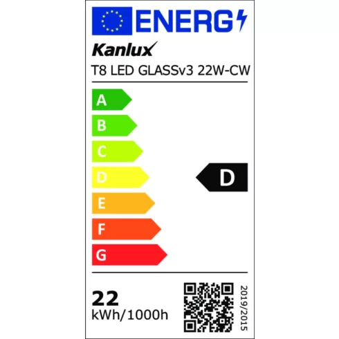 T8 LED GLASSv3 22W-CW fényforrás 150cm                                                                KAN26059