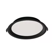   TIBERI CCT 23-29W-W lámpa, süllyesztett, táp nélkül, max.29W, 3000/3500/4000K, IP20/44, kerek, feket  KAN26382