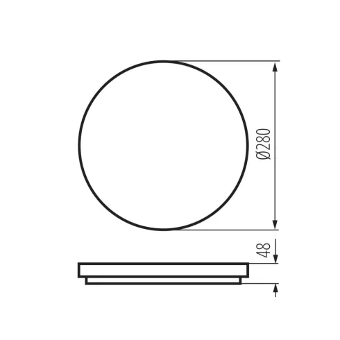 VARSO 12-20W-CCT-O lámpa, 12/20W, 1620-2600lm, 3000-6500K, kerek, IP54                                KAN26438