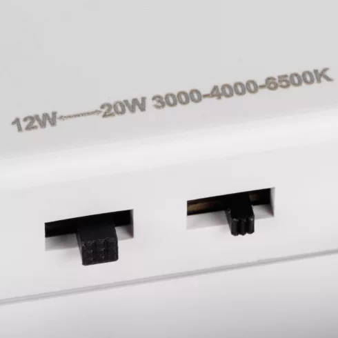 VARSO 12-20W-CCT-O-SE lámpa, MW mozgásérzékelővel, 12/20W, 1620-2600lm, 3000-6500K, kerek, IP54       KAN26987
