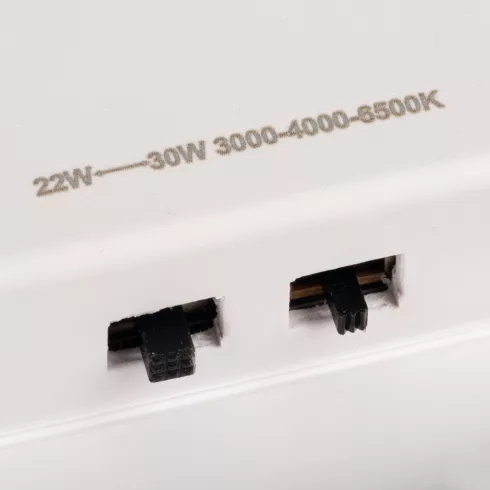 VARSO 22-30W-CCT-O-SE lámpa, MW mozgásérzékelővel, 22/30W, 2970-3900lm, 3000-6500K, kerek, IP54       KAN26988