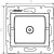 LOGI 02-1301-002 F típusú antenna aljzat                                                              KAN27126