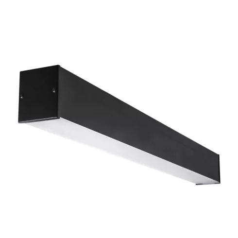 ALIN 4LED 1X60-B-NT lámpa, lineáris lámpatest, G13, T8 LED fénycső, egyoldalas, max.18W, IP20, feket  KAN27417