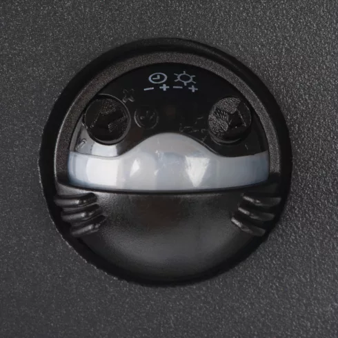 REKA PIR EL 7W-L-GR lámpa, max.7W, 340lm, 4000K, NW, PIR, 6m/120° érzékelés, 0-1000lux, IP54, grafit  KAN28994