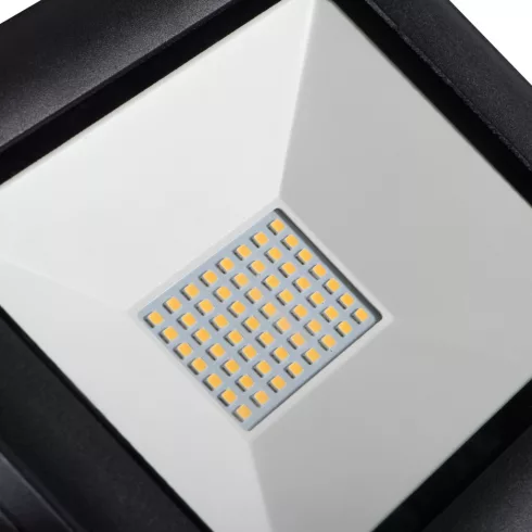 STATO HI LED 50W-B lámpa, reflektor, 50 W, 6000 lm, 4000 K, 120°, 2 m kábel, IP65, E, fekete/narancs  KAN29225