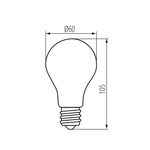XLED A60 7W-CW fényforrás                                                                             KAN29603