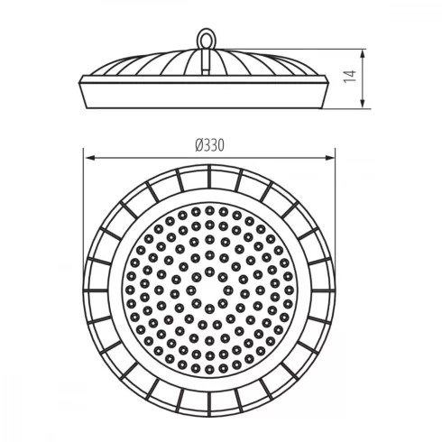 HB UFO LED 200W-NW lámpa                                                                              KAN31407