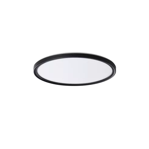 AZPO LED 11,8WCCT-O-B lámpa, 11,8W, 1300lm, 3000-6000K, CCT, IP54, kerek, fekete                      KAN31513