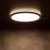 AZPO LED 18,5WCCT-O-B lámpa, 18,5W, 1700lm, 3000-6000K, CCT, IP54, kerek, fekete                      KAN31515