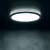 AZPO LED 18,5WCCT-O-B lámpa, 18,5W, 1700lm, 3000-6000K, CCT, IP54, kerek, fekete                      KAN31515