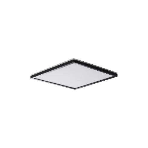 AZPO LED 12,3WCCT-L-B lámpa, max.12,3W,  1150lm, 3000/4000/6000K, négyzet, IP54, fekete               KAN31531