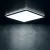 AZPO LED 12,3WCCT-L-B lámpa, max.12,3W,  1150lm, 3000/4000/6000K, négyzet, IP54, fekete               KAN31531