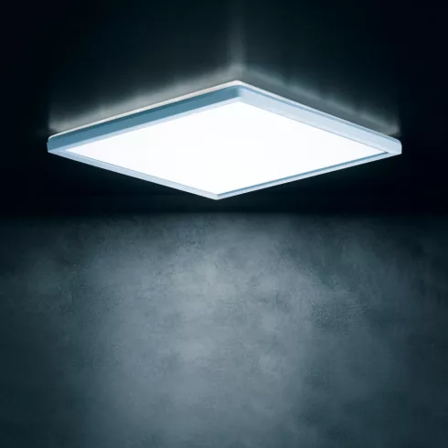 AZPO LED 17,5WCCT-L-W lámpa, 17,5W, 1800lm, 3000-6000K, CCT, IP54, négyzet, fehér                     KAN31532