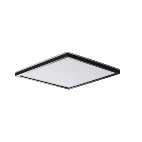 AZPO LED 17,5WCCT-L-B lámpa, 17,5W, 1800lm, 3000-6000K, CCT, IP54, négyzet, fekete                    KAN31533