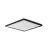 AZPO LED 17,5WCCT-L-B lámpa, 17,5W, 1800lm, 3000-6000K, CCT, IP54, négyzet, fekete                    KAN31533