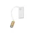 TONIL II LED W/G lámpa, 3,3 W, 3000 K, 145 lm, IP20, flexibilis, fehér/arany                          KAN32518