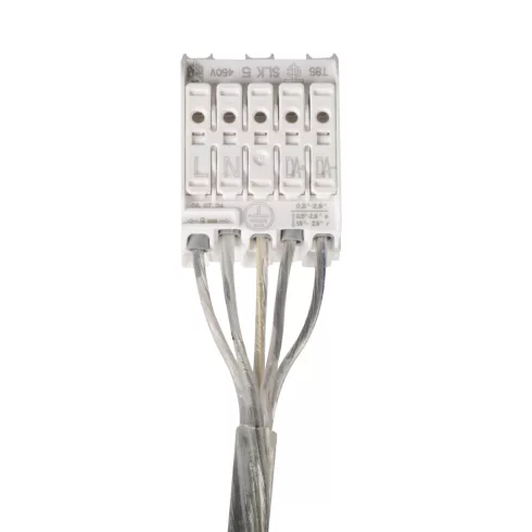 ALIN CORD DALI 1F-B tápcsatlakozó, 2,5 m kábel, 5x0,75mm2, fekete                                     KAN32544